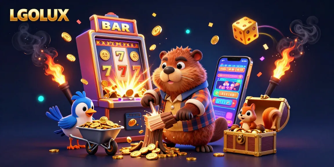 Play at LGOLUX and enjoy a thrilling slot experience with vibrant characters and dynamic game elements.