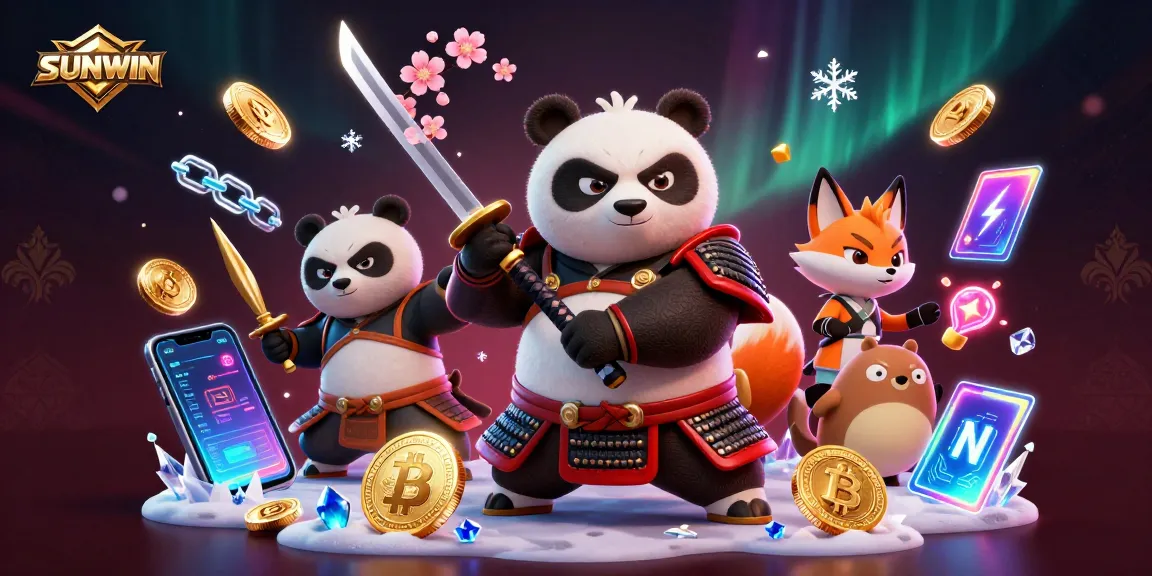SUNWIN players enjoy exciting 3D gaming adventures with samurai panda, ninja fox, and spirit tanuki.